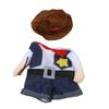 Haustier Hund Katze Kostüm Cowboy Jeans Hoodie Shirts Halloween Kostüm Jumpsuit Welpen Kleidung Lustiger Mantel