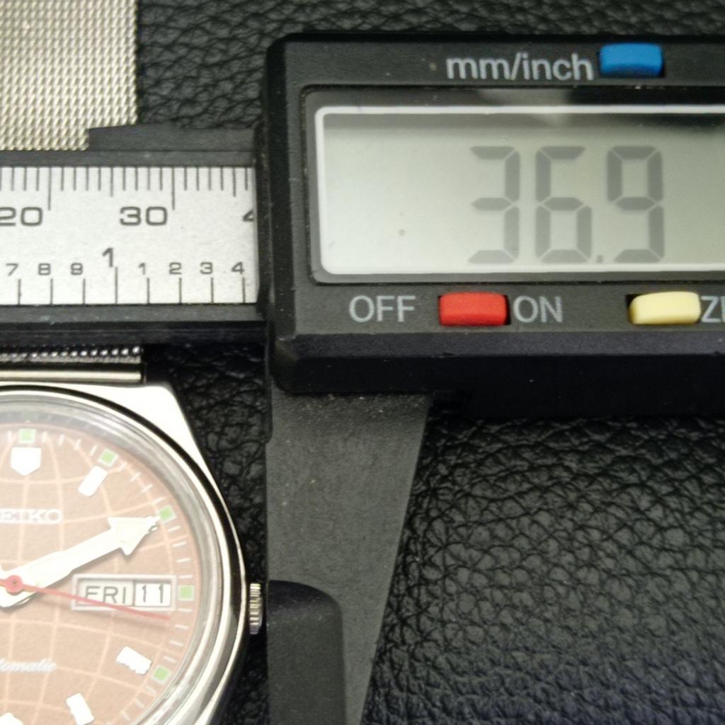 AUTOMATIC VINTAGE SEIKO JAPAN 6309A MENS BROWN COLOR DIAL WATCH A700512-5 R203-a700512