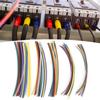 55 PCS 2:1 Ratio Heat Shrinkable Tube Polyolefin Colorful Heat Shrink Tubing Kit Durable 5 Sizes Shrink Wrap Tubing