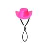 Resin Cowboy Hat with Rope Goose Statue Cap Fun Mini Desk Goose Hat  Desk Accessories