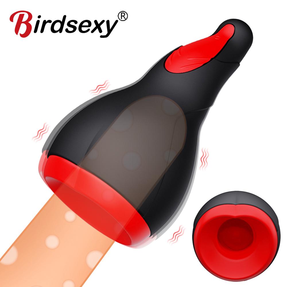 Masturbator For Men Sex Shop Toys Automatic Pussy Male Masturbator Cup Sex Oral Blowjob Machine Vagina Vibrator Intimate Toys