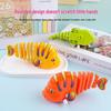 Wind-up Wiggling Fish Toy for Children - Fun Spring-powered Cartoon Animal Gift.