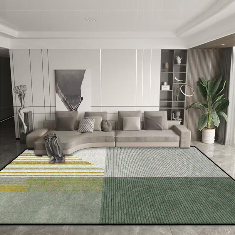 Nordic Green Carpet Living Room Decoration Bedroom Large Area Lounge Rug Home Coffee Tables Floor Mats 200x300 Room Decor Modern