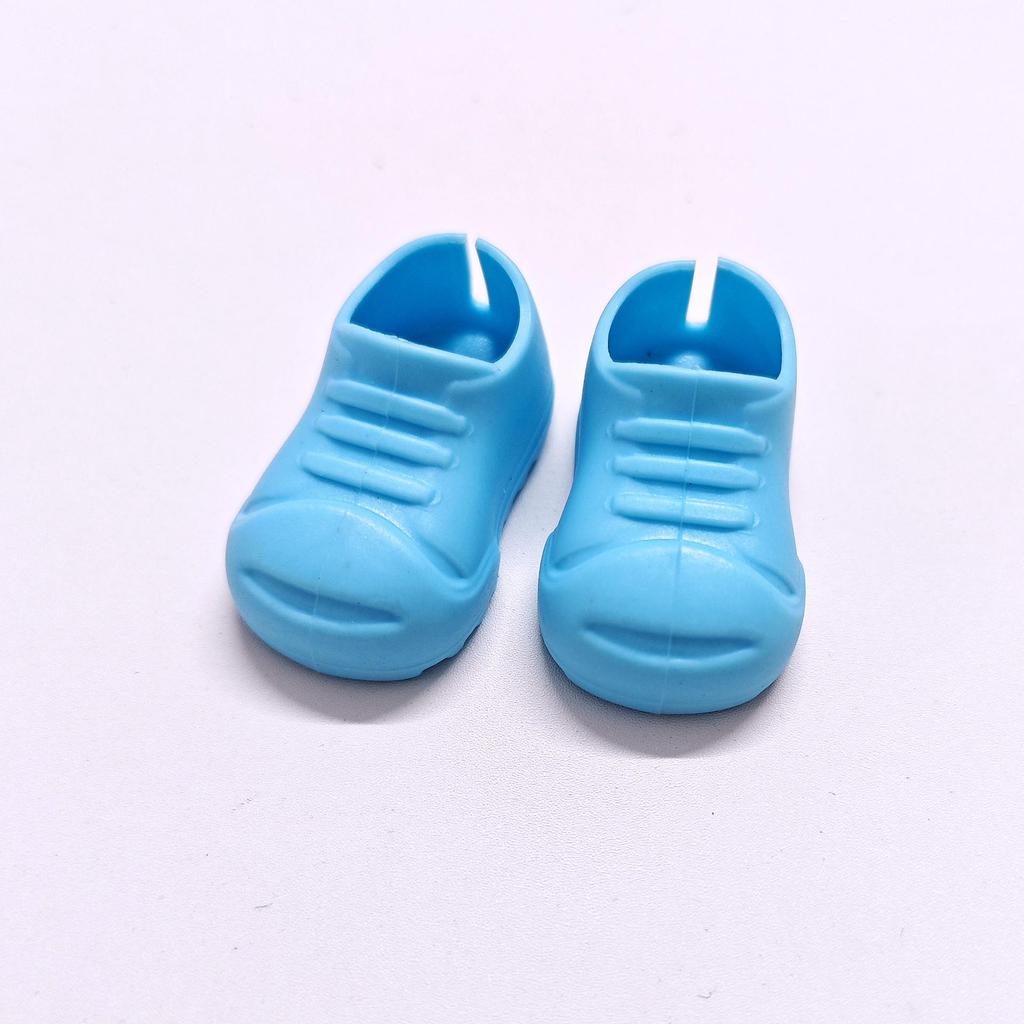 Macaron Labubu Rain Boots 17CM - 1st, 2nd, 3rd Gen Shoes Sit Sit Party, Universal Pink & Yellow