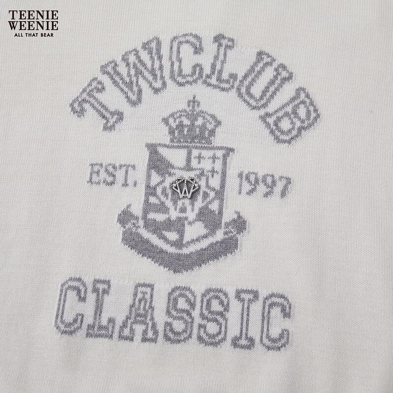 Teenie Weenie Bear Logo Short Sleeve Knit Top