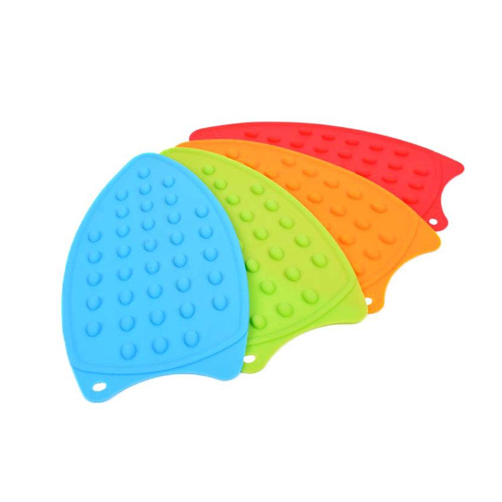 Silikon Welt Silikon Hitzeschutzmatte Bügeldecke Rutschfest Hitzebeständig Gepunktete Bügeleisenablage Bügelbrettunterlage