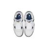 Air Jordan 4 Retro GS Midnight Navy Kids Sneakers White Light-Smoke-Grey Fire-Red 408452-140