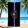 1Pc Russian Imperial Emblem Beach Towel, Quick Dry, Multi-Use for Beach Pool Gym Yoga Home Travel, Christmas, Halloween, Xmas Gift M928756