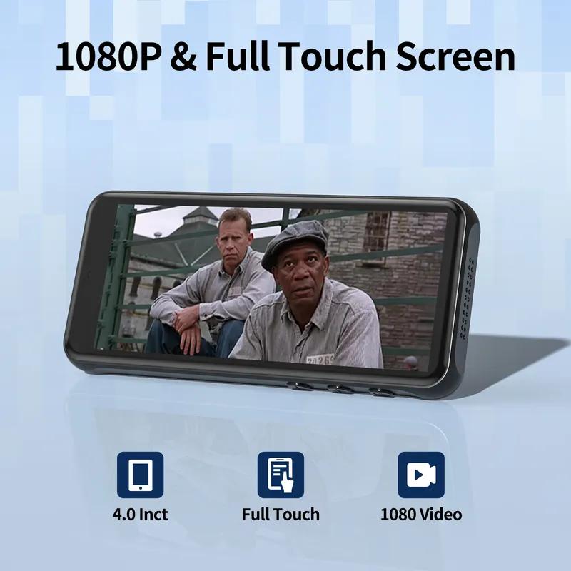 Android WiFi MP5 MP4 MP3 Player Bluetooth Mit Lautsprecher Touchscreen Unterstützung FM Recorder E-Book TF SD Karte APP Download