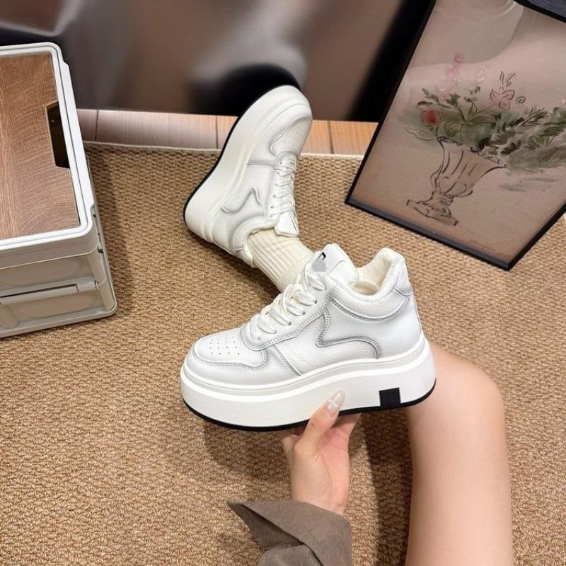 Fleece and Thickened High-top Shoes, New Fashionable Short-top Shoes, Fashionable Shoes for Women