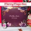 Healthy Master Merry Magic Box of 8 | Premium Weihnachtsgeschenkbox | Knusprige Chips, Hirsebällchen, Hirse-Snacks, Tasse, Mandelschokolade, Kekse