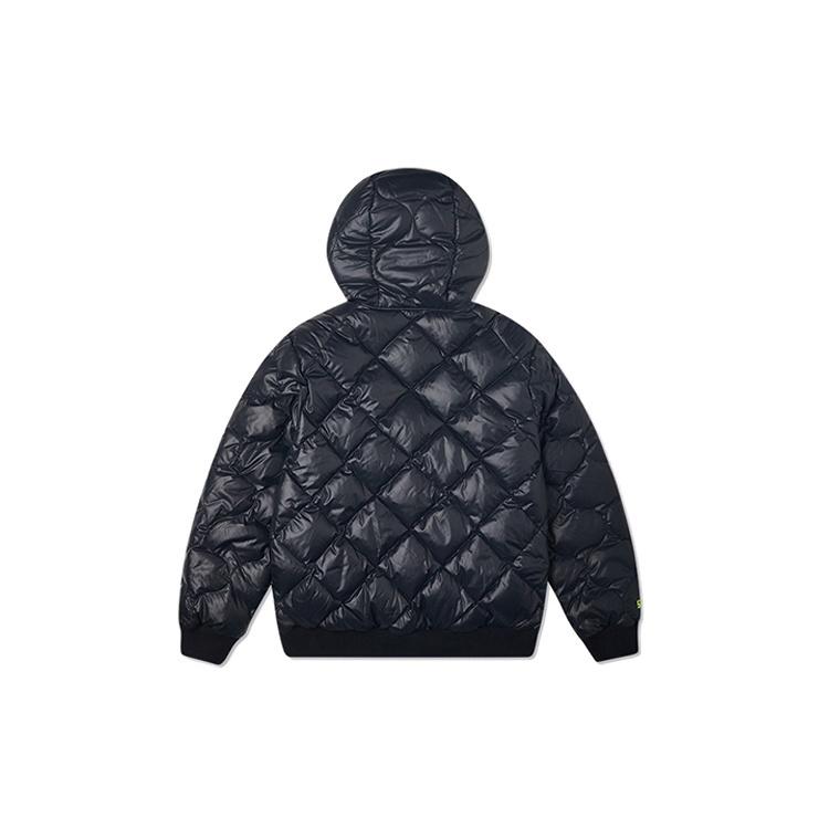 Converse Real Tree Reversible Jacket Leaves Printing Asia Sizing 'Black' Men's 10020223A01