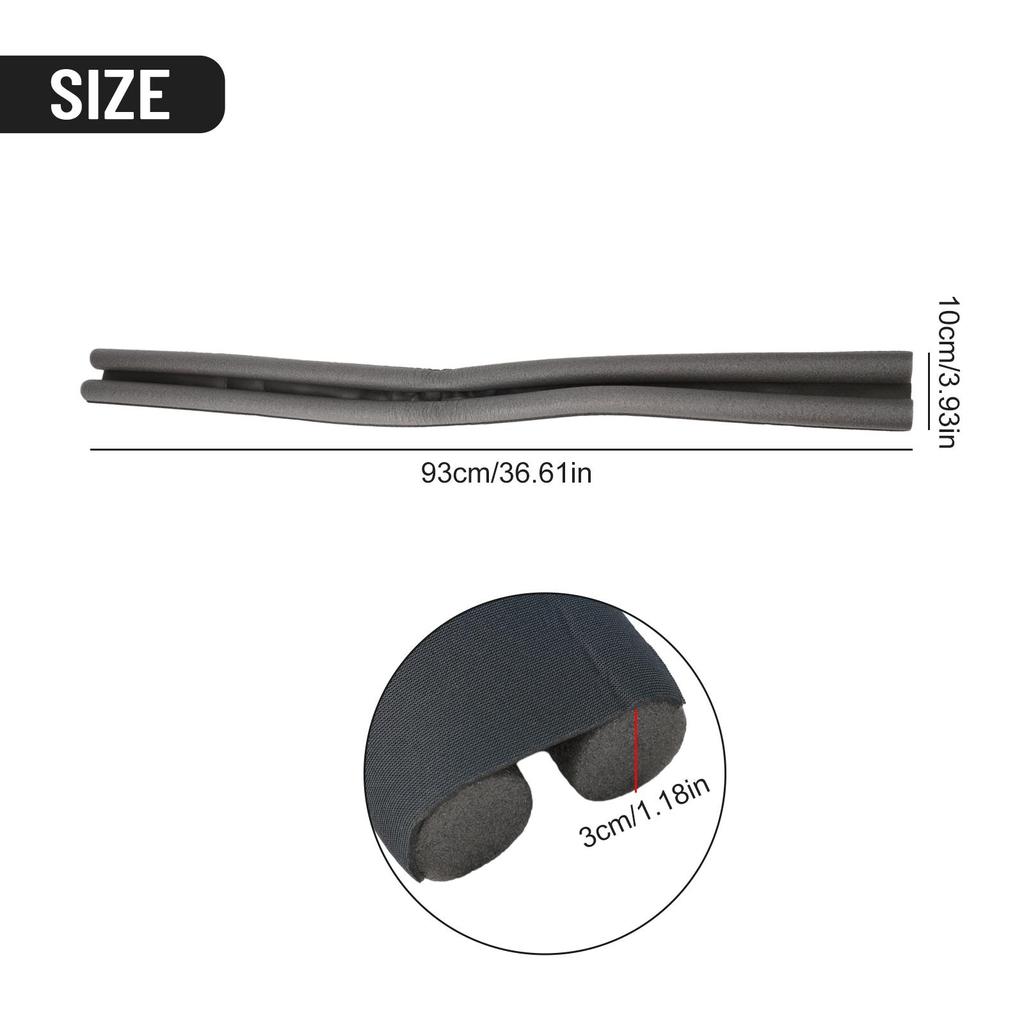 93*10cm Door Draft Guard Double Sided Excluder Reduce Noise