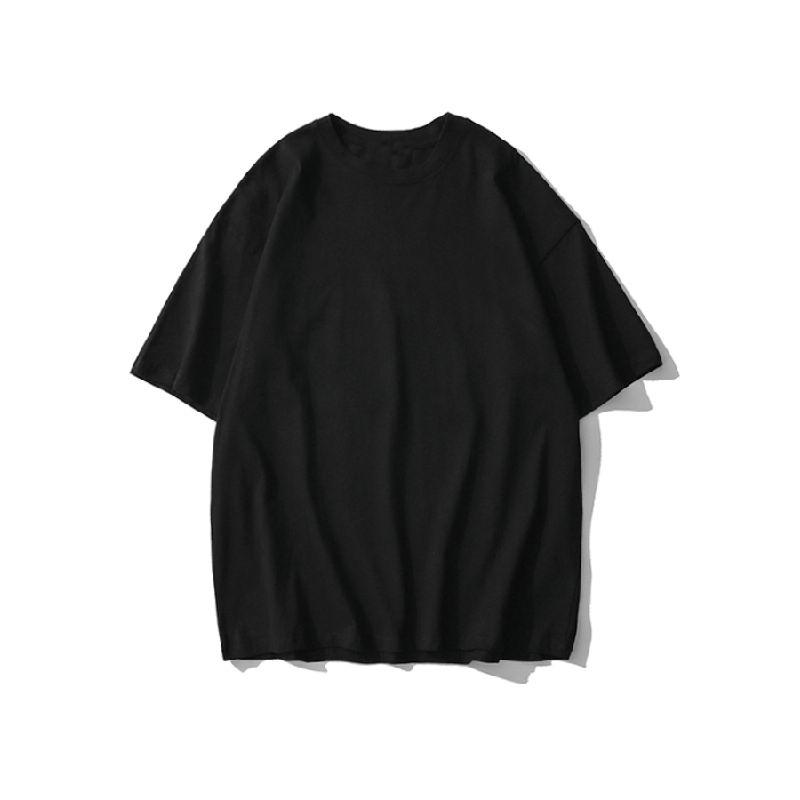 

Black T-Shirt Women s Short-Sleeved Summer Loose Fashion Fashion Brand Half Sleeve Shoulder American Sweet and Spicy Tops Plus Size Women s Clothing Black [pure color]] 6XL