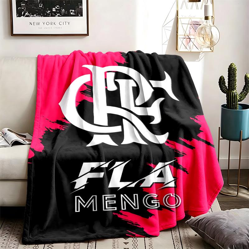Clube De Regatas Do Flamengo Theme Personalized Outdoor Flannel Blankets Soft And Suitable For All Seasons Perfect For Sofas Beds And Camping