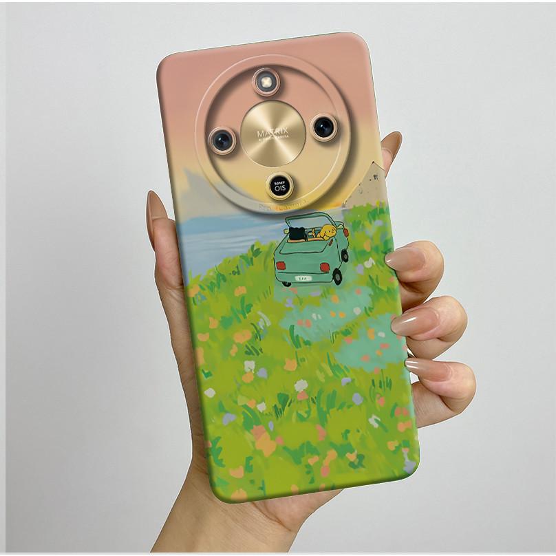 

New Design Casing For Honor X9d 5G Case Aesthetic Pretty Butterfly Flowers Liquid Soft Silicone Shockproof Protection Back Cover Honor X9d 5G