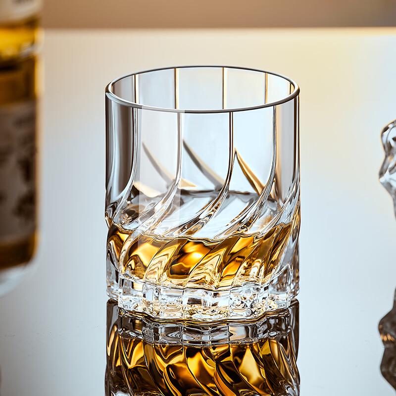 CLITON European Carved Whiskey Glasses Set