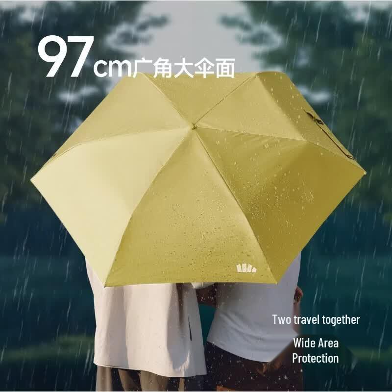 Beneunder Ultra-Thin Portable Quick-Dry Tri-Fold Umbrella