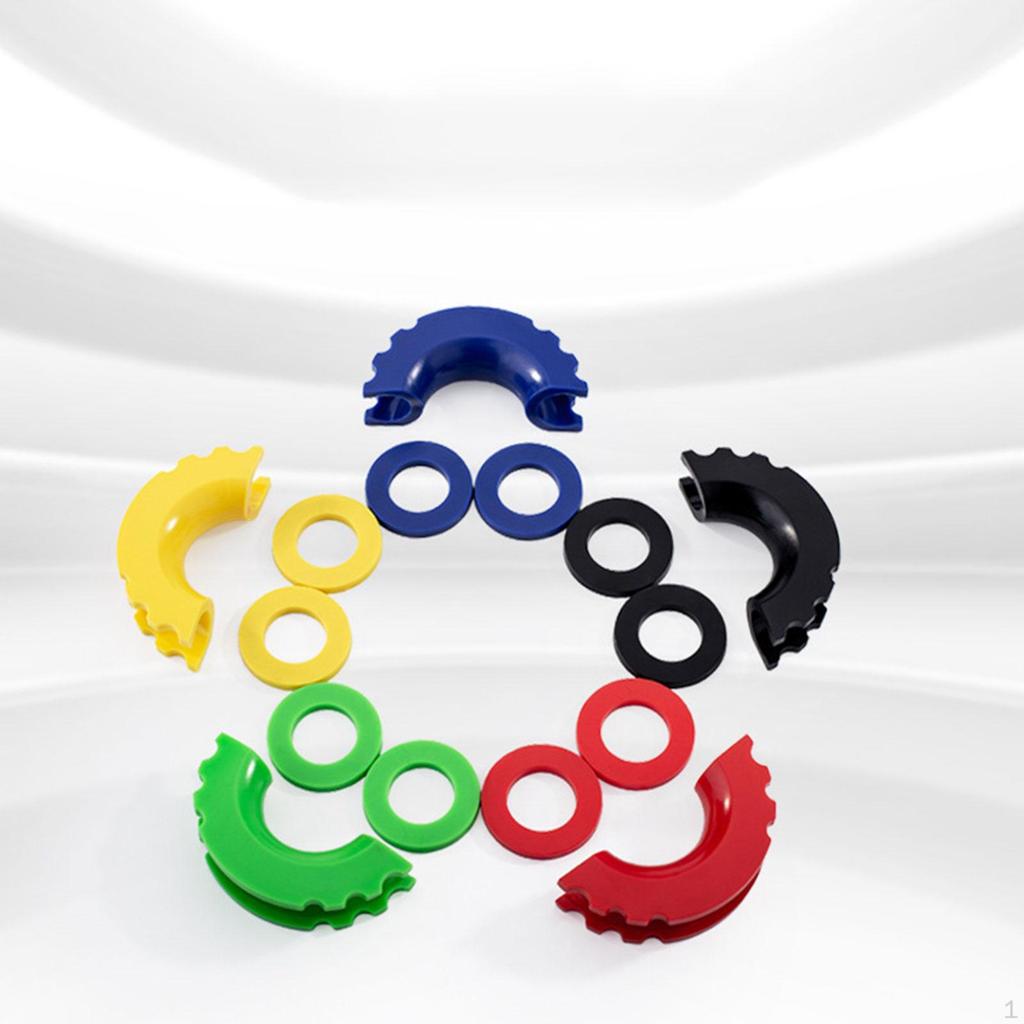 2 Pieces D Ring Shackle Isolators Accessory Portable Replacement Easy Installation Multipurpose Fits