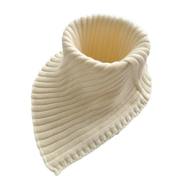 

Модный вязаный шарф с искусственным воротником, женский теплый водолазка, вязаный накладной воротник, женский съемный шарф, зимний ветрозащитный бежевый