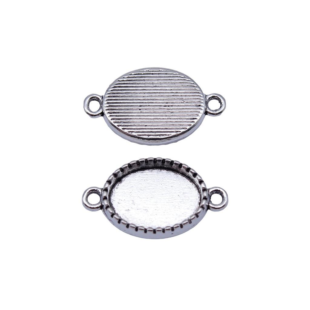 Vintage Metal Bezel Frames Resin Art Bezel Connectors For Photo Craft