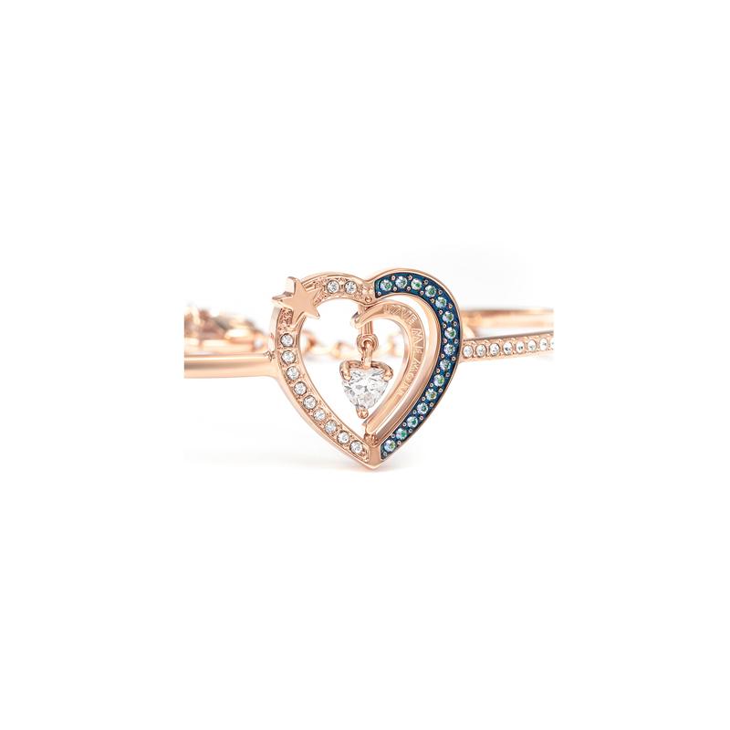 Swarovski STARRY NIGHT StarryNight romantic heart-shaped imitation crystal stone bracelet for women blue 5484018