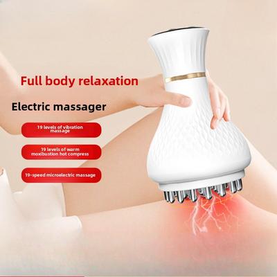 Elektrische Massagebürste, Schabinstrument, Ganzkörper-Ausbaggerungsbürste, Beinbürste, Rückenmassagegerät, Bauchmassagegerät