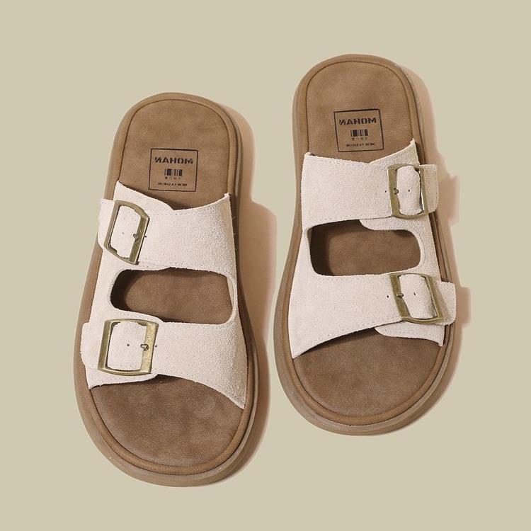 Zhongjia platform Boken shoes women's summer wear half slippers 2025 new beach shoes fishing Boken shoes cool slippers