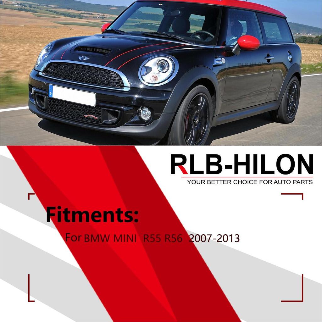 1 Pair Chrome Car Front Headlight Trim Bezel Ring Cover Decor Lamp Frame Kit For BMW Mini Cooper R55 R56 R57 R58 R59 2007-2015