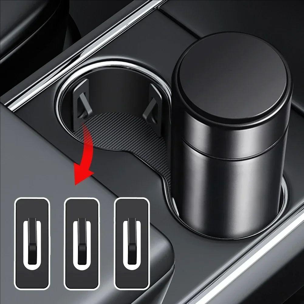 Clip di Fissaggio Limitatori per Portabicchieri Auto Autoadesiva Universale Pad Limite per Slot Bicchieri Acqua Auto Limitatore Scivolamento Slot Console Bottiglie Auto