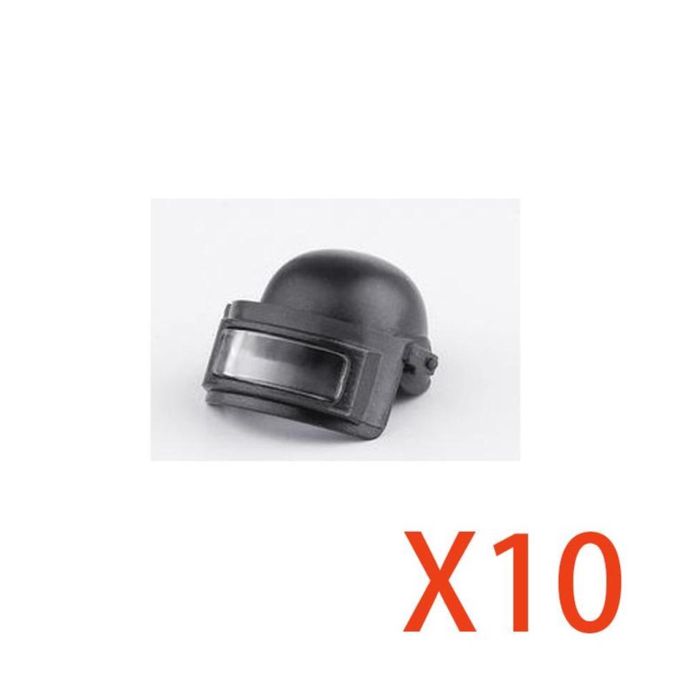 MOC WWII Military Building Blocks Accessories Figure Soldier Ninja Helmet Toy Hat Mini Brick Scarf Mask Knee Pads Gift Toys X027