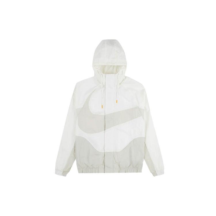 Nike Sportswear Swoosh Large Logo hooded Woven Jacket White Men s DD5968-133 XL