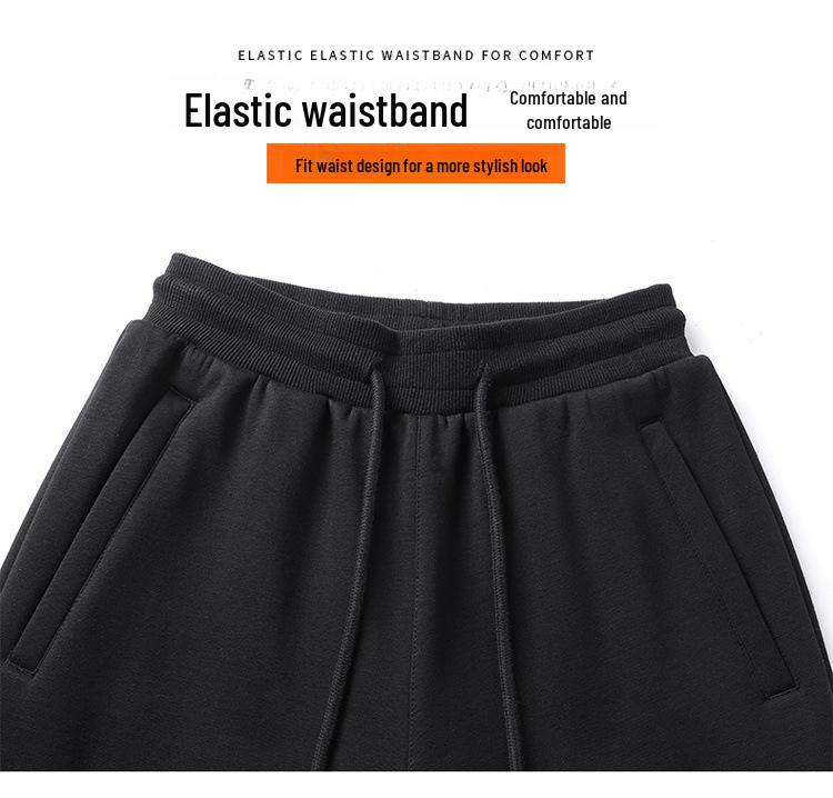 2025 Men's Super Soft Pure Cotton Casual Sweatpants - Youth & Plus Size, Perfect for Spring/Autumn