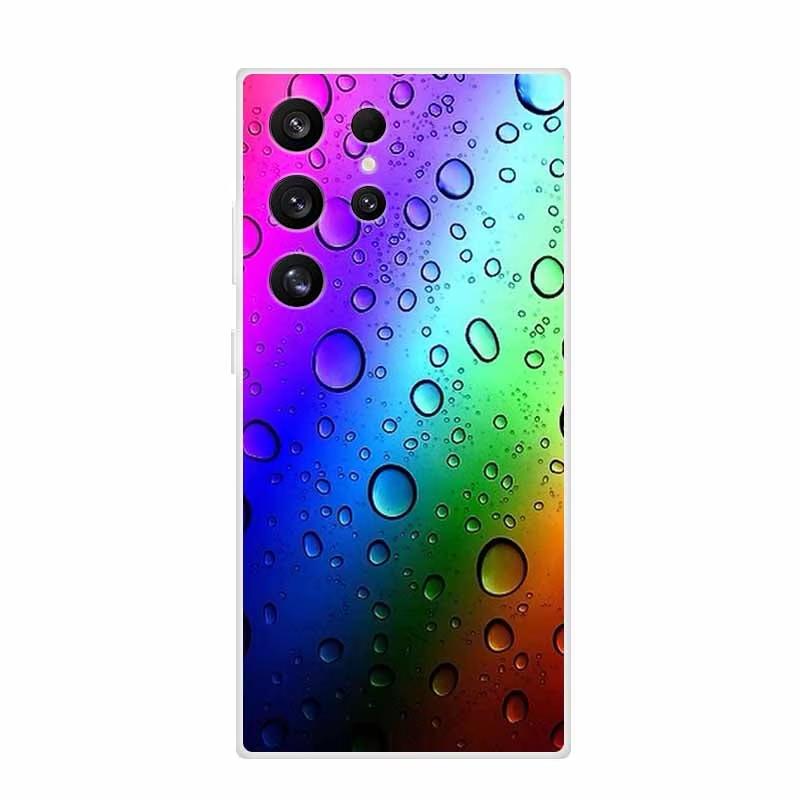 Coque Pour Samsung Galaxy S24 S23 S22 Ultra S21 S24 FE S21 A55 A53 A52S A54 Anti-choc Transparente Silicone Clair Housse de Téléphone Coque