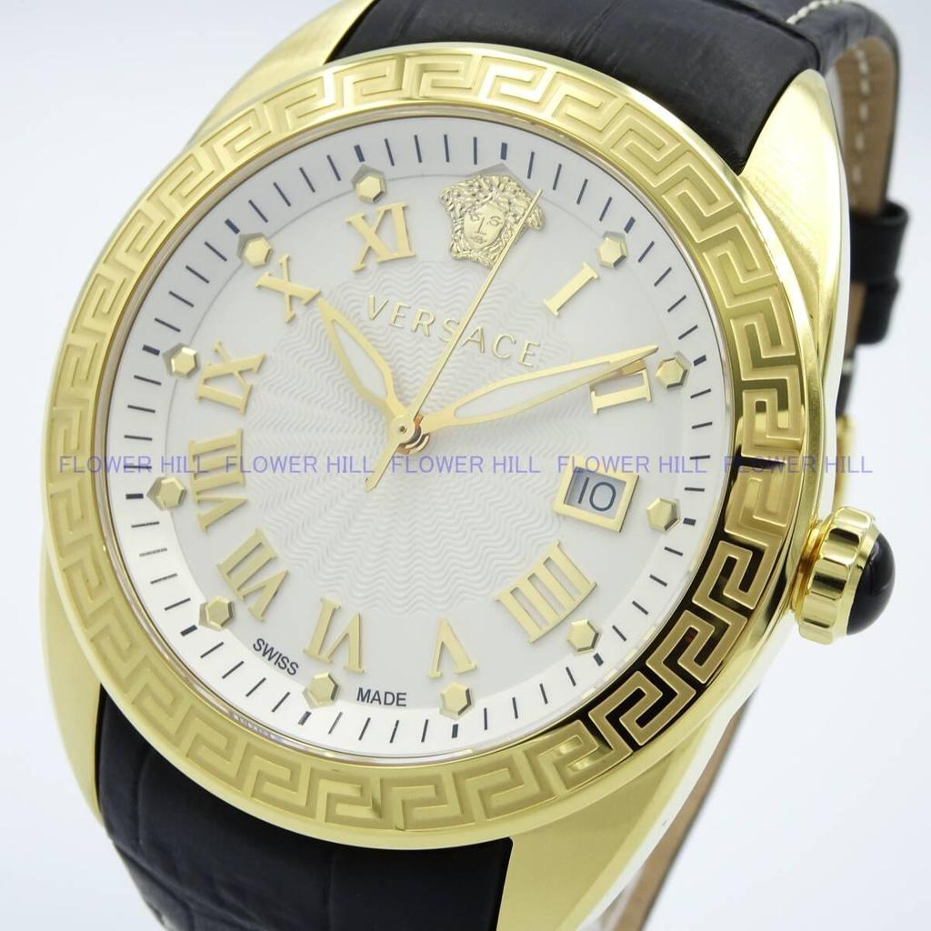 Used Versace Watch Men's Quartz V-SPORT V-Sport 2 VFE130015 White Gold Laser Band