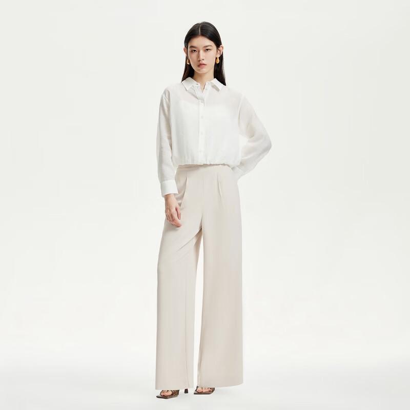 VEROMODA Women's Relaxed Wide-Leg Trousers