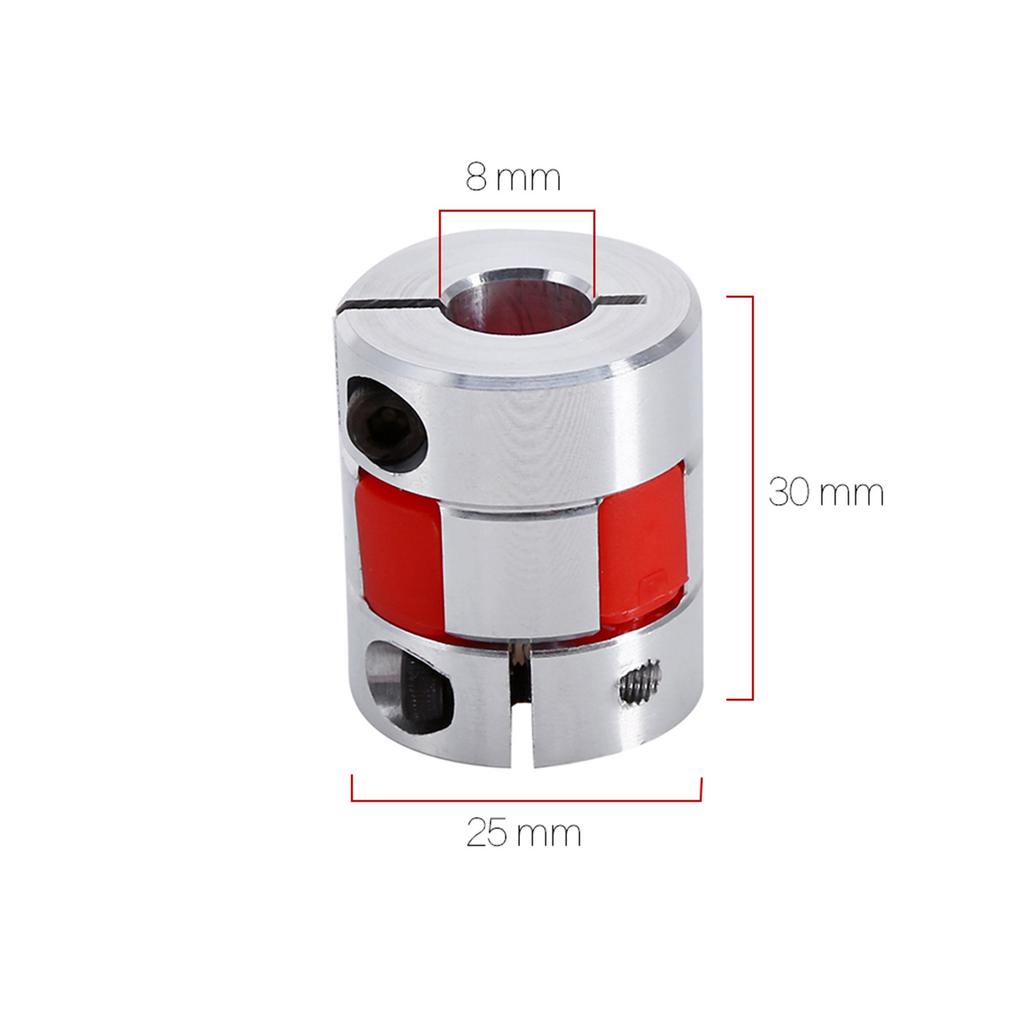 Plum Shaft Coupling Flexible Plum Coupling Encoder 8mm x 10mm Flexible Plum Shaft Coupling CNC Stepper Motor Encoder Coupler