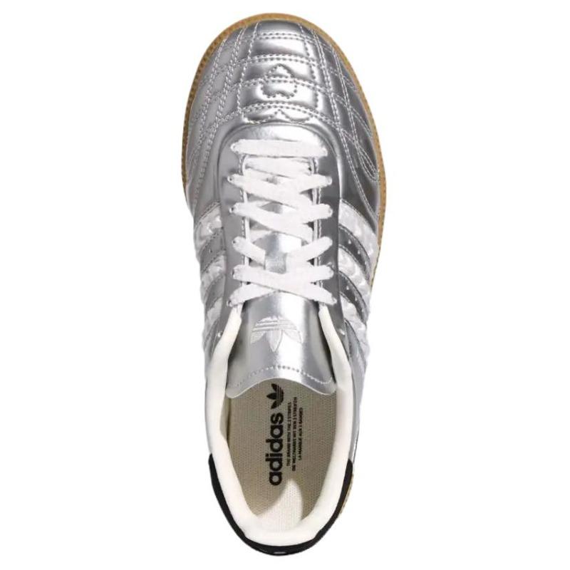 Adidas Originals Samba JP Fabric Valentine's Day Limited Classic Comfortable Skate Shoes Unisex Silver HP7105