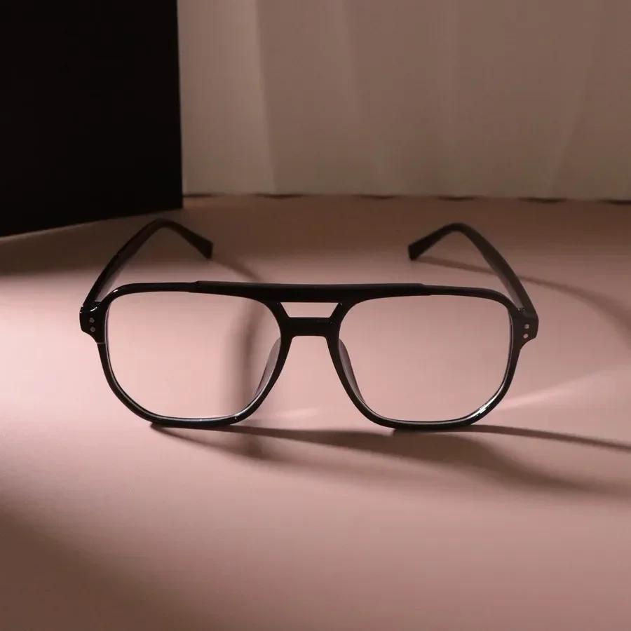 Retro Square Light Eyeglass Frame Women Men Transparent Unisex Glasses For Female Male