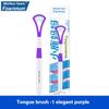 Cartoon Tongue Coating Cleaner Tongue Coating Brush Tongue Scraping Plate Oral Cleaning Brush Tongue Cleaning Tool For Men And W