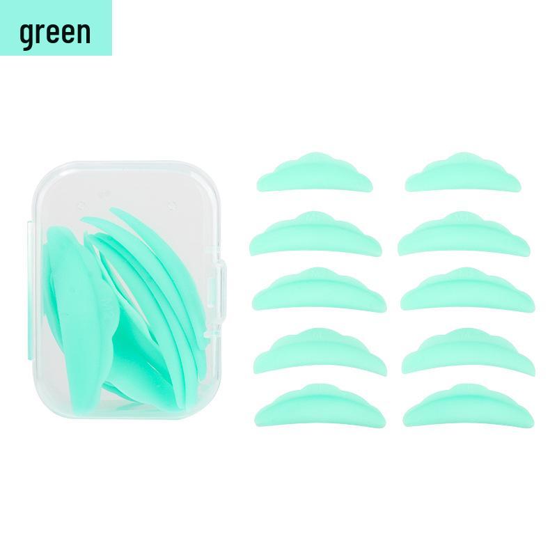 Sunflower Lace Multi-color Silicone Eyelash Perm Pads - 5 Pairs