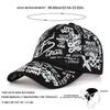 Graffiti Printing Baseball Cap Adjustable Cotton Hip Hop Street Hats Spring Summer Outdoor Leisure Hat Couple Caps