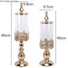 European Style Sugar Bowl Wedding Dessert Table Decoration Arrangement Glass Candy Jar Snack Biscuit Storage Tank Home Storage