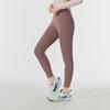 Nike High Waist Yoga Fitness Sports Leggings With Solid Color Logo Women Bottoms Rose-Brown DQ6016-208