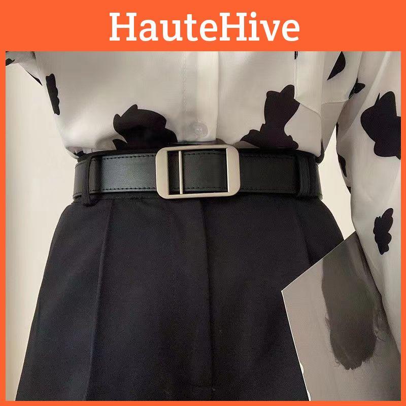 Stylish Unisex Pu Denim Belt For Trendy Casual Fashion Versatile And Simple Design