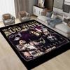 3D  Hip Hop Rapper Carpet Rod Wave Home Living Room Bedroom Decoration Flannel Comfortable Anti slip Area Corridor Carpet Gift