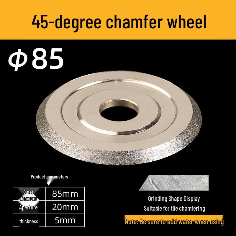 Tile Edge Wheel: Bevel & Round Edge Grinding, Resin Grooving Blade, Automatic Tile Cutting Machine