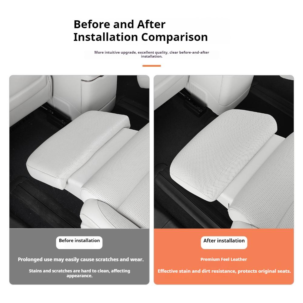 Fit For LYNK & Co 900 2025+ Car Specialized Second Row Leg Rest Protective Cover Electric Seat Cover Protection Pad Interior