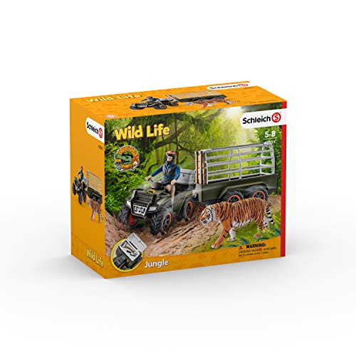 Schleich Wildlife Jungle Expedition 4-Wheel Buggy Set Figure 42351