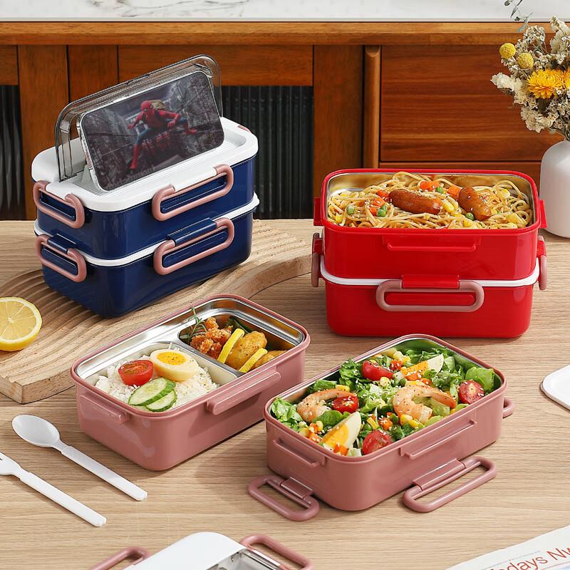 Portable 304 Stainless Steel Lunch Box